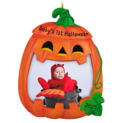 Hallmark Baby's First Halloween 2025 Personalized Ornament, Custom Photo