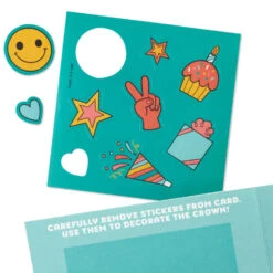 Hallmark Enjoy The Royal Treatment 5th Birthday Card With Crown And Stickers -Hallmark Gift Shop Puppy Dog 5th Birthday Card With Crown and Stickers 699HKB6261 08