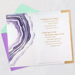 Hallmark What I Wish For You Birthday Card For Daughter -Hallmark Gift Shop Purple Agate Birthday Card 759FBD3872 05