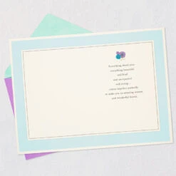Hallmark Amazing Woman, Wonderful Friend Birthday Card -Hallmark Gift Shop Purple Blue Flowers Friend Birthday Card for Her 659HBD3979 03