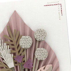 Hallmark You Make Everything More Beautiful Birthday Card -Hallmark Gift Shop Purple Tropical Leaves Birthday Card for Her 1059LAD2939 04