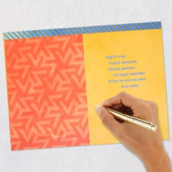 Hallmark Cake Slice Birthday Card For Brother-in-Law -Hallmark Gift Shop Purple and Red Birthday Cake Card for Brotherinlaw 759MAN9007 06