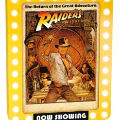 Hallmark Indiana Jones™ And The Raiders Of The Lost Ark™ Now Showing Ornament With Light -Hallmark Gift Shop Raiders of Lost Ark Movie Poster Marquee Ornament 5QXI8935 06