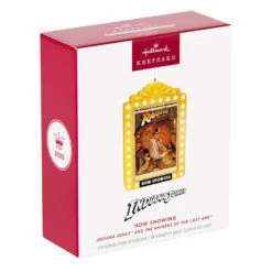 Hallmark Indiana Jones™ And The Raiders Of The Lost Ark™ Now Showing Ornament With Light -Hallmark Gift Shop Raiders of Lost Ark Movie Poster Marquee Ornament 5QXI8935 08