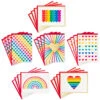 Hallmark Rainbow Hearts Boxed Blank Notes Assortment, Pack Of 24 -Hallmark Gift Shop Rainbow Hearts Assorted Boxed Blank Note Cards 5STZ1178 01