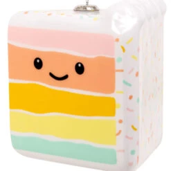 Rainbow Slice Of Cake Shatterproof Hallmark Ornament -Hallmark Gift Shop Rainbow Slice of Cake Christmas Ornament 1HAJ2192 06