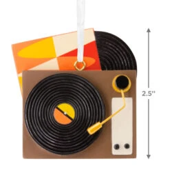 Record Player Hallmark Ornament -Hallmark Gift Shop Record Player With Vinyl Christmas Ornament 1HGO3514 04