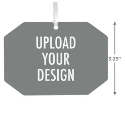 Hallmark Design-Your-Own Horizontal Rectangle Metal Personalized Ornament, Custom Photo -Hallmark Gift Shop Rectangle Personalized Christmas Ornament 1OFM1001B11 03