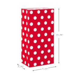 Hallmark Red Assorted Paper Goodie Bags, Pack Of 30 -Hallmark Gift Shop Red Assorted Paper Treat Bags 5EGB6427 03