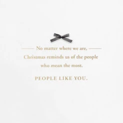 Hallmark People Who Mean The Most Christmas Card -Hallmark Gift Shop Red Door with Wreath Christmas Card 859IXC2012 02