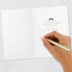 Hallmark People Who Mean The Most Christmas Card -Hallmark Gift Shop Red Door with Wreath Christmas Card 859IXC2012 07