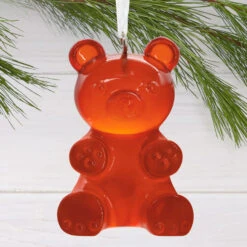 Hallmark Gift Shop -Hallmark Gift Shop Red Gummy Bear Christmas Ornament 1HGO3529 02