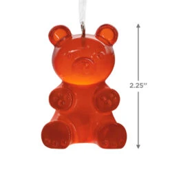 Gummy Bear Hallmark Ornament -Hallmark Gift Shop Red Gummy Bear Christmas Ornament 1HGO3529 04