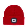 Red Night Scope Rechargeable LED Beanie Hat -Hallmark Gift Shop Red Knit Night Scope Rechargeable LED Beanie Hat NGTSRED 01