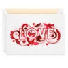 Hallmark With All My Heart Quilled Paper Handmade Love Card -Hallmark Gift Shop Red Letters Quilled Paper Handmade Romantic Love Card 1299LAD2811 01