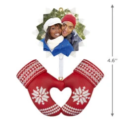 Hallmark Merry Mittens Personalized Ornament, Custom Photo -Hallmark Gift Shop Red Mittens With Snowflake Personalized Ornament 1QHE2210B2 04