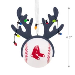 MLB Boston Red Sox™ Reindeer Baseball Hallmark Ornament -Hallmark Gift Shop Red Sox Reindeer Baseball Christmas Ornament 1OSL2694 04