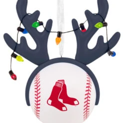 MLB Boston Red Sox™ Reindeer Baseball Hallmark Ornament -Hallmark Gift Shop Red Sox Reindeer Baseball Christmas Ornament 1OSL2694 06