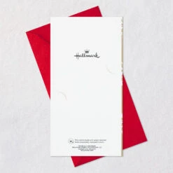 Hallmark Snowflakes On Tan Money-Holder Christmas Cards, Pack Of 6 -Hallmark Gift Shop Red and White Snowflakes MoneyHolder Christmas Cards 5XXH8004 07