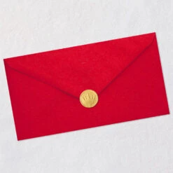 Hallmark Snowflakes On Tan Money-Holder Christmas Cards, Pack Of 6 -Hallmark Gift Shop Red and White Snowflakes MoneyHolder Christmas Cards 5XXH8004 08