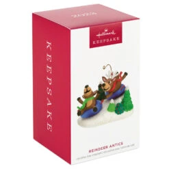 Hallmark Reindeer Antics Ornament -Hallmark Gift Shop Reindeer on Snow Tubes Keepsake Ornament 2499QGO2747 04