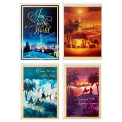 Hallmark True Meaning Of Christmas Boxed Christmas Cards Assortment, Pack Of 40