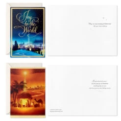 Hallmark True Meaning Of Christmas Boxed Christmas Cards Assortment, Pack Of 40 -Hallmark Gift Shop Religious Icons Assorted Bulk Boxed Christmas Cards 1BXX1028 03