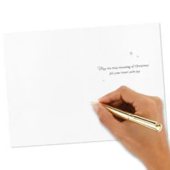 Hallmark True Meaning Of Christmas Boxed Christmas Cards Assortment, Pack Of 40 -Hallmark Gift Shop Religious Icons Assorted Bulk Boxed Christmas Cards 1BXX1028 06