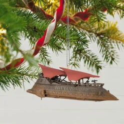 Hallmark Star Wars: Return Of The Jedi™ Jabba's Sail Barge, The Khetanna™ Ornament With Sound -Hallmark Gift Shop Return of Jedi Jabbas Barge Keepsake Ornament 3799QXI7109 02