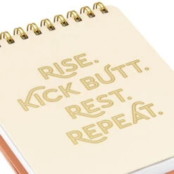 Hallmark Kick Butt, Repeat Easel Notebook -Hallmark Gift Shop Rise Kick Butt Rest Repeat Easel Notebook 3HWJ2108 07