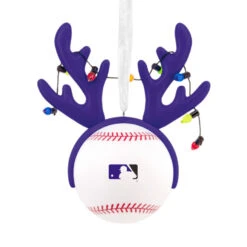 MLB Colorado Rockies™ Reindeer Baseball Hallmark Ornament -Hallmark Gift Shop Rockies Reindeer Baseball Christmas Ornament 1OSL2699 07