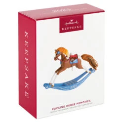 Hallmark Rocking Horse Memories 2023 Ornament -Hallmark Gift Shop Rocking Horse Keepsake Ornament 1799QXR8089 04