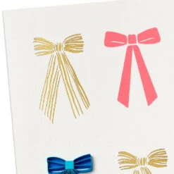 Hallmark Happy And Wonderful Day Quilled Paper Handmade Birthday Card -Hallmark Gift Shop Rows of Bows Quilled Signature Birthday Card 1099LAD3156 05