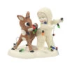 Enesco Snowbabies Light It Up Rudolph Figurine, 4.41" -Hallmark Gift Shop Rudolph Christmas Lights Snowbaby 6012007 01