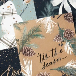 Hallmark Rustic Elegance Boxed Christmas Cards Assortment, Pack Of 24 -Hallmark Gift Shop Rustic Elegance Assorted Boxed Christmas Cards 5XPX2485 05