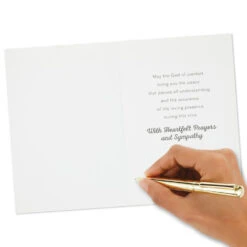 Hallmark Rustic Floral Assorted Religious Sympathy Cards, Pack Of 12 -Hallmark Gift Shop Rustic Floral Assorted Religious Sympathy Cards 5DSI1016 07