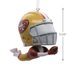 NFL San Francisco 49ers Bouncing Buddy Hallmark Ornament -Hallmark Gift Shop San Francisco 49ers Bobblehead Christmas Ornament 1OSL2415 03