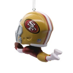 NFL San Francisco 49ers Bouncing Buddy Hallmark Ornament -Hallmark Gift Shop San Francisco 49ers Bobblehead Christmas Ornament 1OSL2415 05