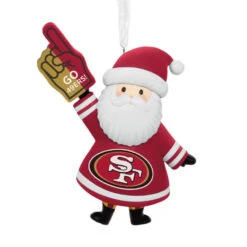 NFL San Francisco 49ers Santa Fan Hallmark Ornament
