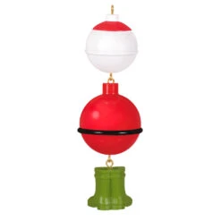 Hallmark Hooked On Santa Ornament -Hallmark Gift Shop Santa Fishing Bobber Keepsake Ornament 5QGO1952 07