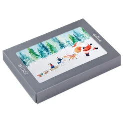 Hallmark Snowy Santa Claus Parade Boxed Christmas Cards, Pack Of 16