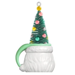 Hallmark Jolly Old Elf Ornament -Hallmark Gift Shop Santa Mug With Tree Keepsake Ornament 5QGO2535 07