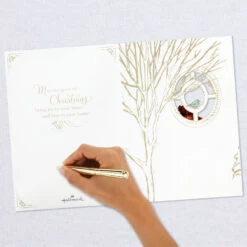 Hallmark Spirit Of Christmas Musical 3D Pop-Up Christmas Card With Light -Hallmark Gift Shop Santa Shadow Box 3D PopUp Music Light Christmas Card 1099XOD4034 08