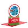 Hallmark Santa's Sleigh Snow Globe Musical 3D Pop-Up Christmas Card With Motion -Hallmark Gift Shop Santa Sleigh Snowglobe 3D PopUp Music Motion Christmas Card 1299XOD9985 01