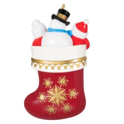 Hallmark Stocking Stuffers Ornament 15 Hallmark Stocking Stuffers Ornament -Hallmark Gift Shop Santa Snowman Mrs in Stocking Keepsake Ornament 5QXR8445 07