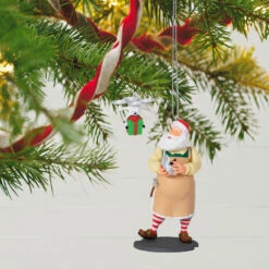 Hallmark Toymaker Santa Ornament -Hallmark Gift Shop Santa With Drone Keepsake Ornament 1999QXR8047 02
