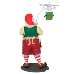 Hallmark Toymaker Santa Ornament -Hallmark Gift Shop Santa With Drone Keepsake Ornament 1999QXR8047 06