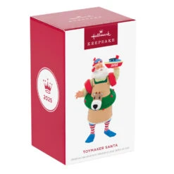 Hallmark Toymaker Santa 2025 Ornament -Hallmark Gift Shop Santa With Pool Floatie and Boat Keepsake Ornament 5QXR8355 08