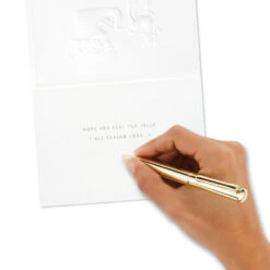 Hallmark Santa Claus Sleigh Boxed Christmas Cards, Pack Of 12 -Hallmark Gift Shop Santa and Sleigh Signature Boxed Christmas Cards 1XSJ1040 06