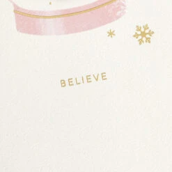 Hallmark Believe Christmas Card -Hallmark Gift Shop Santas Sleigh Over Houses Snow Globe Christmas Card 659IXC2042 05